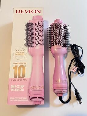 Revlon Pink One-Step Volumizing Hair Dryer Brush